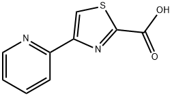 4-PYRIDIN-2-YL-THIAZOLE-2-CARBOXYLIC ACID Struktur