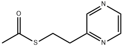 β-PYRAZINYLETHIOL ACETATE Struktur