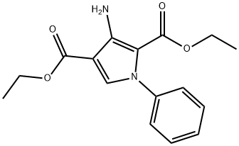 3-AMINO-PHENYL-1H-PYRROLE-2,4-DICARBOXYLIC ACID DIEHYL ESTER Struktur