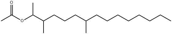 Acetic acid 1,2,6-trimethyltetradecyl ester Struktur