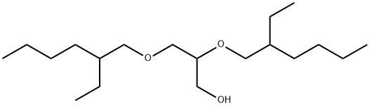 2,3-bis[(2-ethylhexyl)oxy]propan-1-ol Struktur