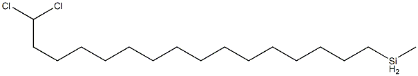 dichlorohexadecylmethylsilane Struktur