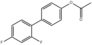 2',4'-difluoro[1,1'-biphenyl]-4-yl acetate Struktur