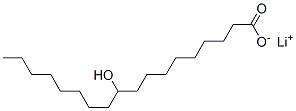 10-Hydroxystearic acid lithium salt Struktur