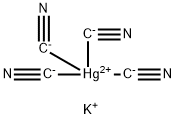 MERCURIC POTASSIUM CYANIDE Struktur