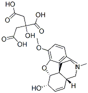 codeine citrate Struktur