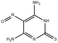 4,6-DIAMINO-2-MERCAPTO-5-NITROSOPYRIMIDINE Struktur