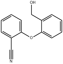 2-[2-(HYDROXYMETHYL)PHENOXY]BENZENECARBONITRILE Struktur