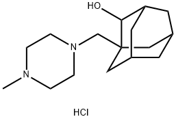 1-[(4-methylpiperazin-1-yl)methyl]adamantan-2-ol dihydrochloride Struktur