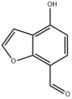 7-Benzofurancarboxaldehyde,  4-hydroxy- Struktur