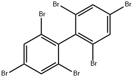 2,2',4,4',6,6'-HEXABROMOBIPHENYL Struktur