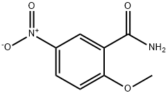 2-METHOXY-5-NITRO-BENZAMIDE Struktur