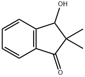 3-HYDROXY-2,2-DIMETHYLINDAN-1-ONE Struktur