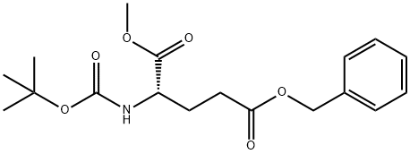 BOC-GLU(OBZL)-OME Struktur