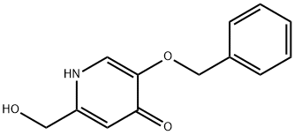 5-(benzyloxy)-2-(hydroxyMethyl)pyridin-4-ol Struktur