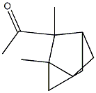 1-(2,3-Dimethyltricyclo[2.2.1.02,6]heptan-3-yl)ethanone Struktur