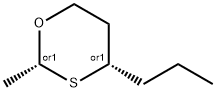 (Z)-2-Methyl-4-propyl-1,3-oxathiane Struktur