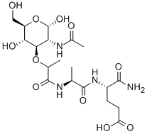 AC-MURAMYL-ALA-GLU-NH2 Struktur