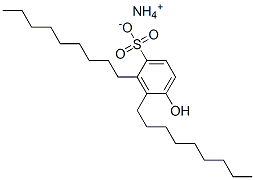 ammonium hydroxydinonylbenzenesulphonate Struktur