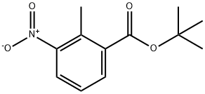 TERT-BUTYL 2-METHYL-3-NITROBENZOATE Struktur