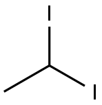 1,1-diiodoethane Struktur