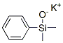 potassium dimethylphenylsilanolate Struktur