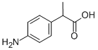 4-aminohydratropic acid Struktur