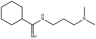 3-(Cyclohexyliminomethylideneamino)-N,N-dimethylpropan-1-amine Struktur