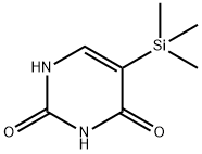 5-(Trimethylsilyl)uracil Struktur