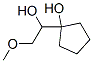 Cyclopentanemethanol, 1-hydroxy--alpha--(methoxymethyl)- (9CI) Struktur