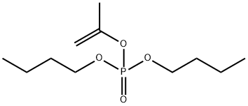 Phosphoric acid dibutylisopropenyl ester Struktur