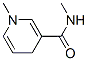 3-Pyridinecarboxamide,  1,4-dihydro-N,1-dimethyl- Struktur