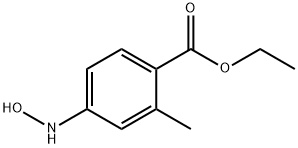 Benzoic acid, 4-(hydroxyamino)-2-methyl-, ethyl ester (9CI) Struktur