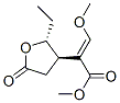 3-Furanaceticacid,2-ethyltetrahydro-alpha-(methoxymethylene)-5-oxo-,methylester,(alphaE,2R,3R)-(9CI) Struktur