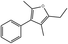 Furan, 2-ethyl-3,5-dimethyl-4-phenyl- (9CI) Struktur