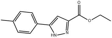 3-(4-METHYLPHENYL)-1H-PYRAZOLE-5-CARBOXYLIC ACID ETHYL ESTER Struktur