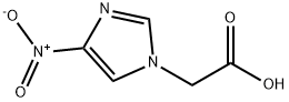 (4-nitro-1H-imidazol-1-yl)acetic acid Struktur