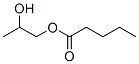 2-hydroxypropyl valerate Struktur