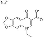 OXOLINIC ACID SODIUM SALT Struktur