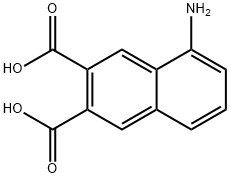 5-Amino-2,3-naphthalenedicarboxylic acid Struktur