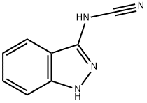 Cyanamide,  1H-indazol-3-yl-  (9CI) Struktur