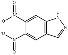 5,6-dinitro-1H-indazole Struktur