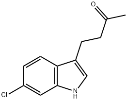 2-BUTANONE,4-(6-CHLORO-1H-INDOL-3-YL)- Struktur