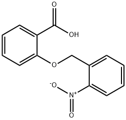 2-[(2-nitrophenyl)methoxy]benzoic acid Struktur