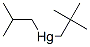 2,2-dimethylpropyl-(2-methylpropyl)mercury Struktur