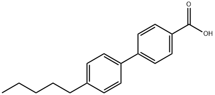 4-(4-n-Pentylphenyl)benzoic acid Struktur