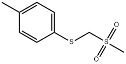 METHYLTHIOMETHYL P-TOLYL SULFONE Struktur