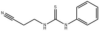 1-(2-cyanoethyl)-3-phenyl-thiourea Struktur