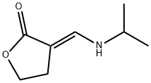 2(3H)-Furanone, dihydro-3-[[(1-methylethyl)amino]methylene]-, (3E)- (9CI) Struktur