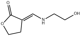 2(3H)-Furanone, dihydro-3-[[(2-hydroxyethyl)amino]methylene]-, (3E)- (9CI) Struktur